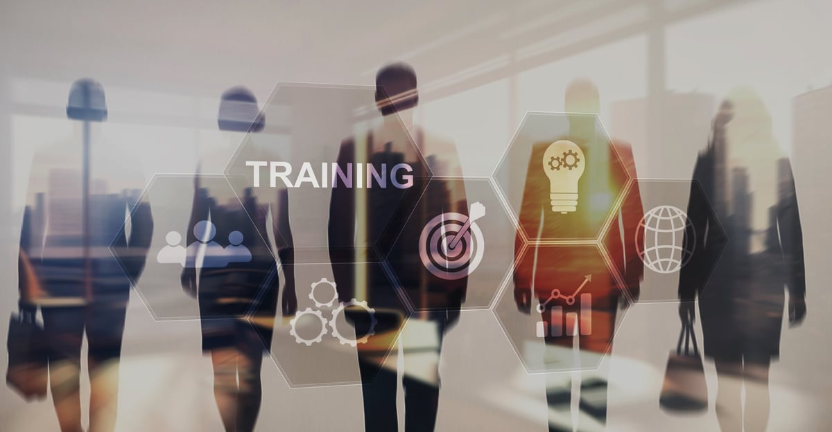 Educational tools representing professional development and growth strategy